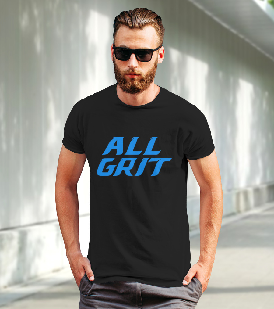 Detroit All Grit Football Motivation T-Shirt