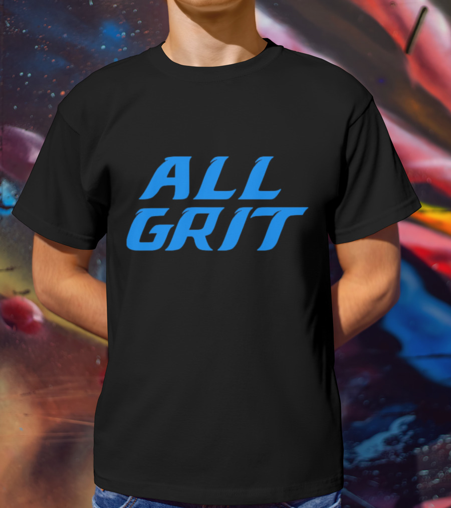 Detroit All Grit Football Motivation T-Shirt