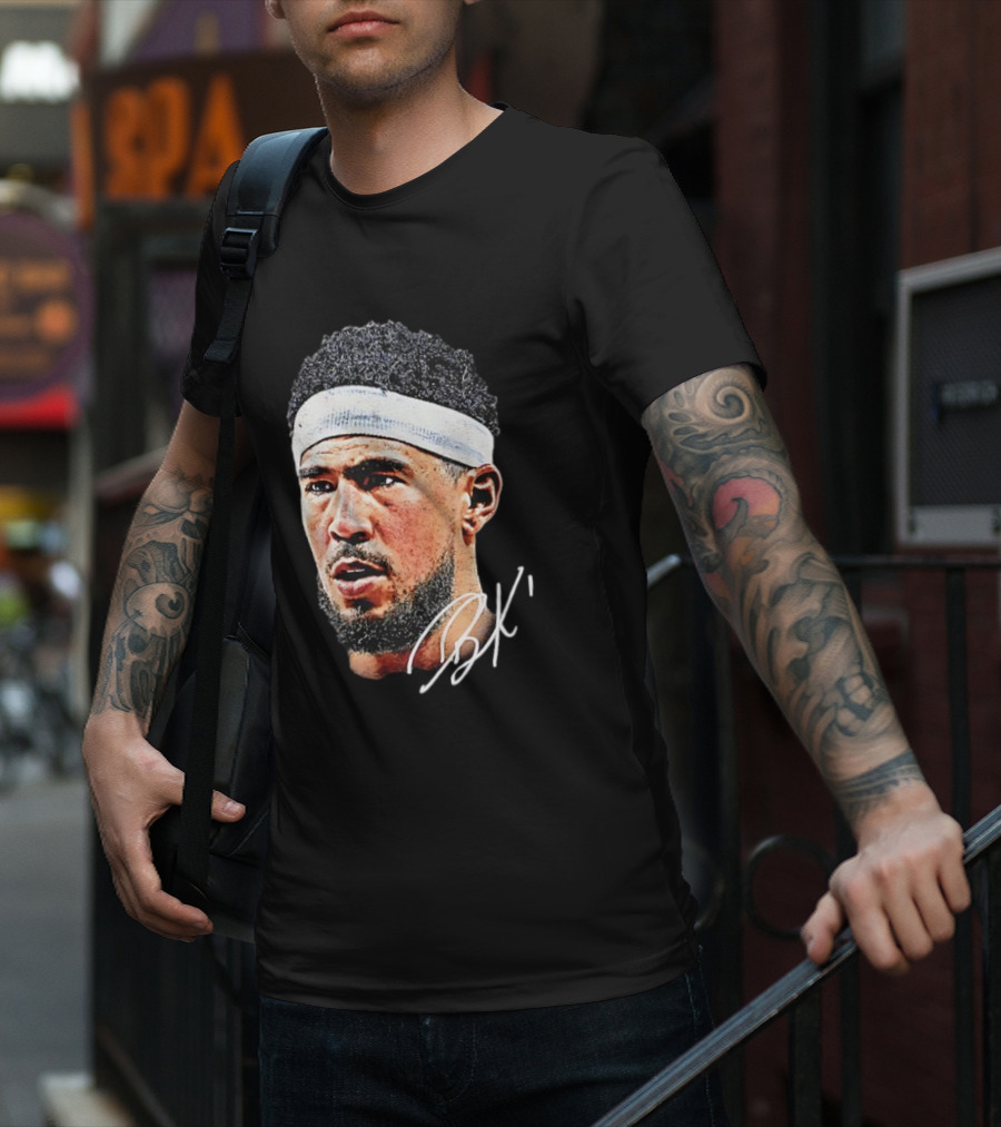 Devin Booker NBA Big Face BK Signature T-Shirt