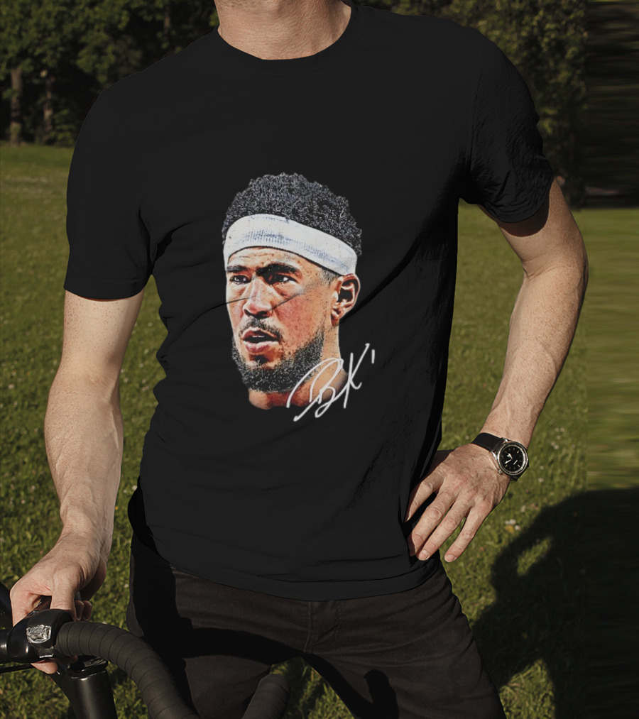Devin Booker NBA Big Face BK Signature T-Shirt