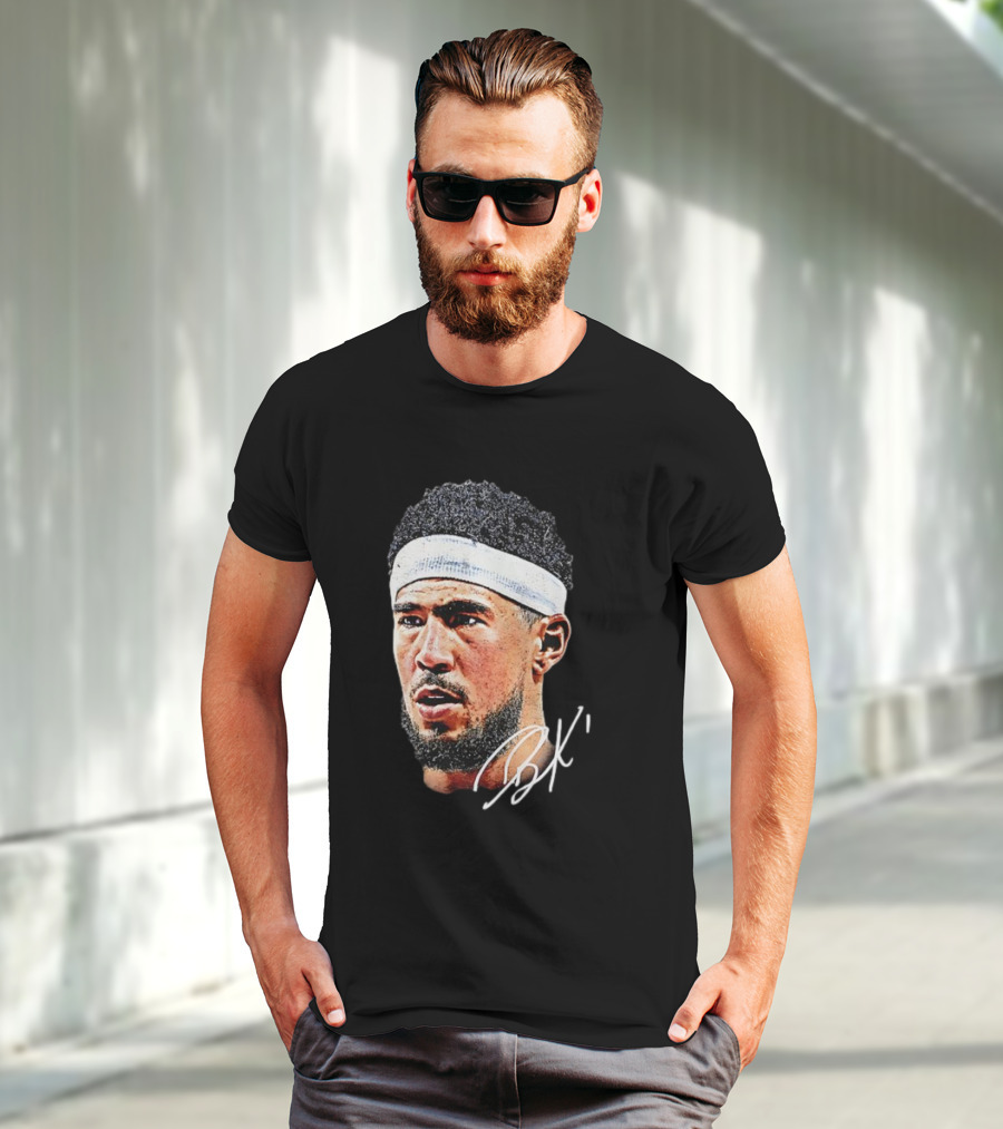 Devin Booker NBA Big Face BK Signature T-Shirt