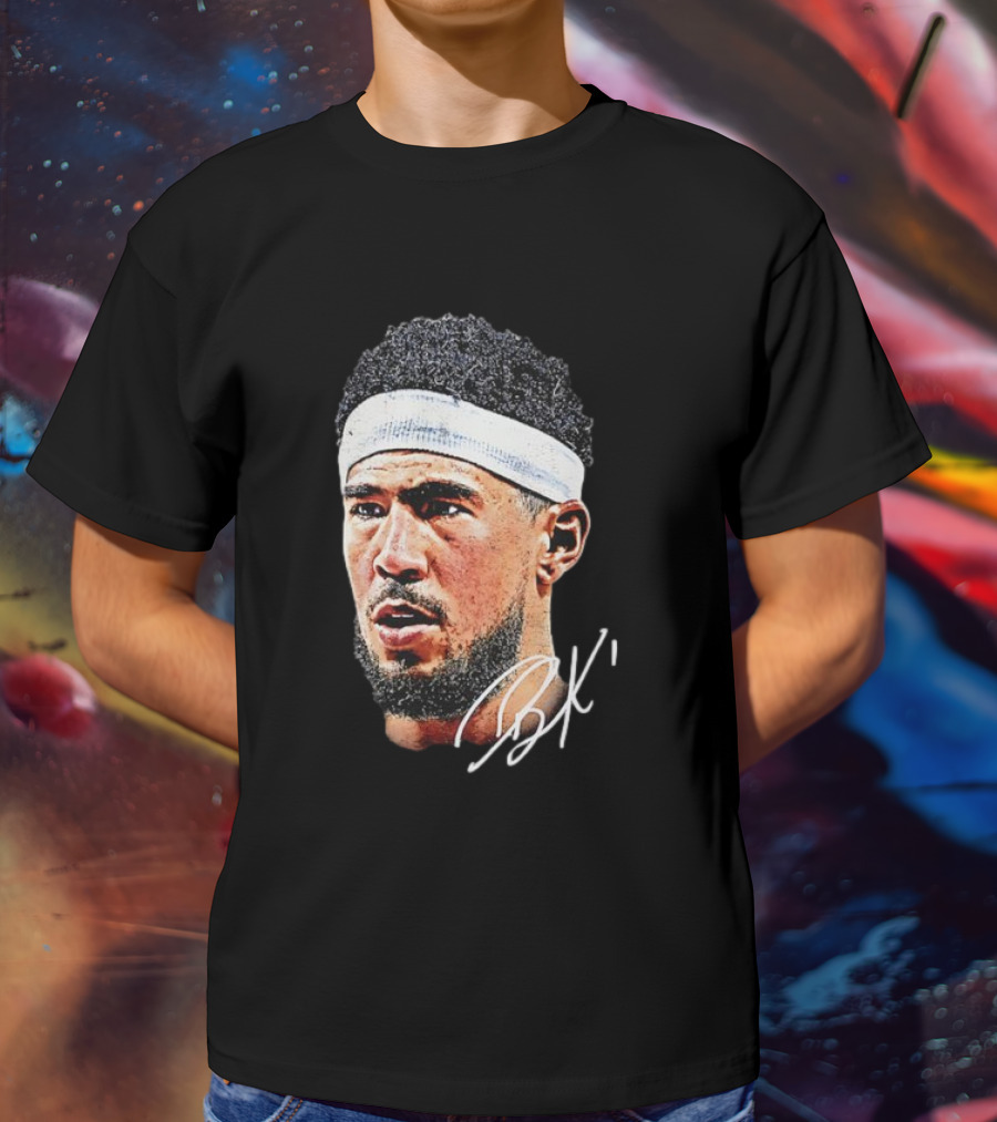 Devin Booker NBA Big Face BK Signature T-Shirt