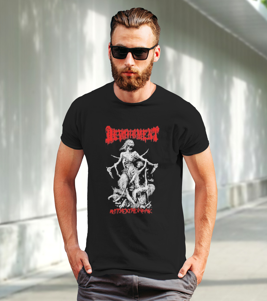 Devourment Butcher The Weak Undead Creature Scene T-Shirt