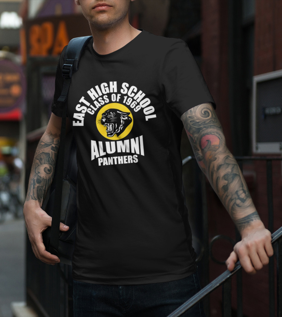 East High School Class Of 1958 Alumni Panthers T-Shirt