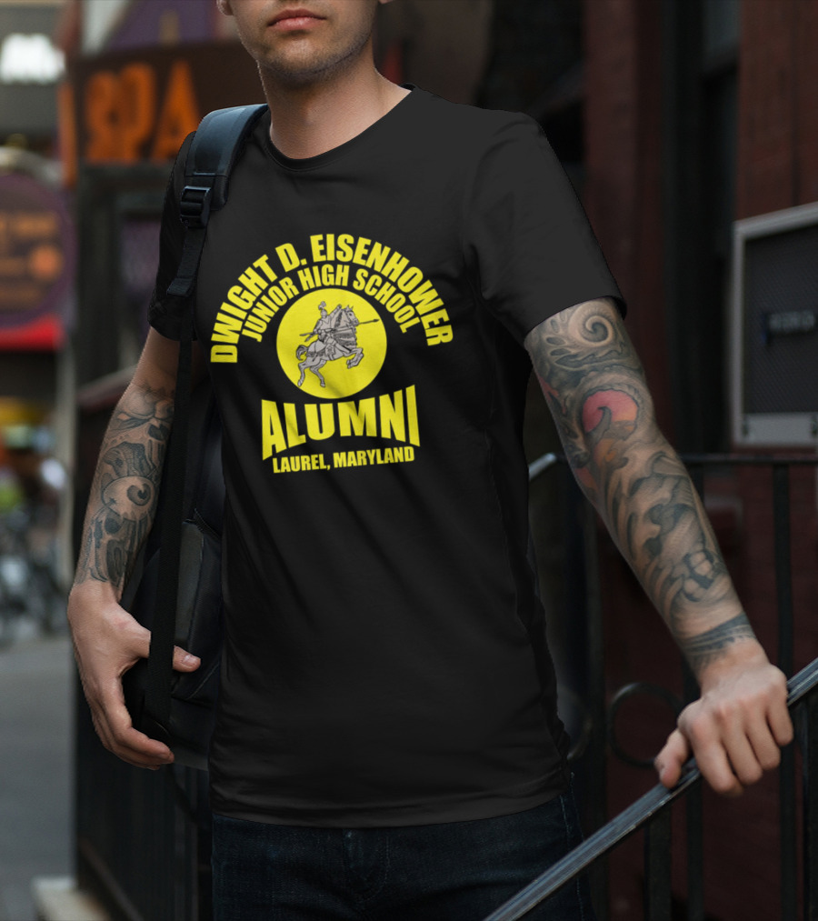 Dwight D Eisenhower Junior High School Alumni Laurel Maryland T-Shirt