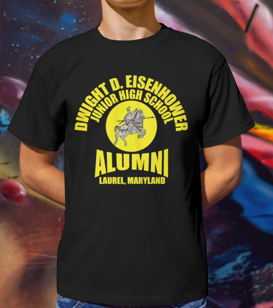 Dwight D Eisenhower Junior High School Alumni Laurel Maryland T-Shirt