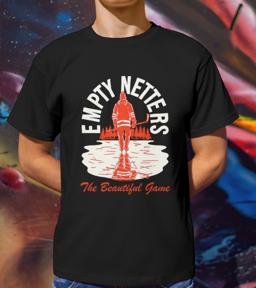 Empty Netters The Beautiful Game Hockey Lakeview Skater T-Shirt