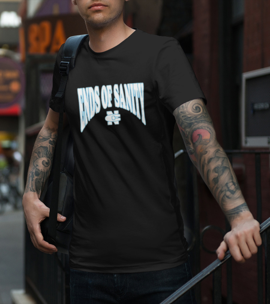 Ends Of Sanity NC Daze Blue Iconic Style T-Shirt