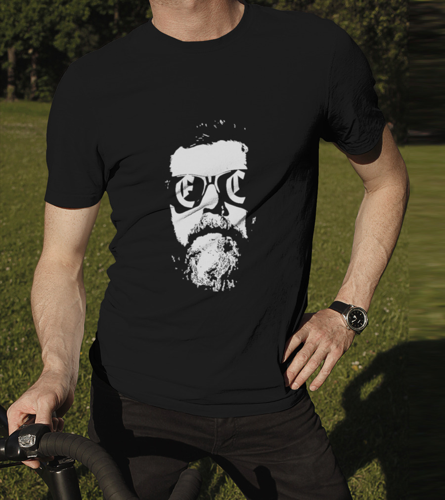 Erik Cohen Live Aus Der Vergangenheit II Abstract White Face With Sunglasses T-Shirt