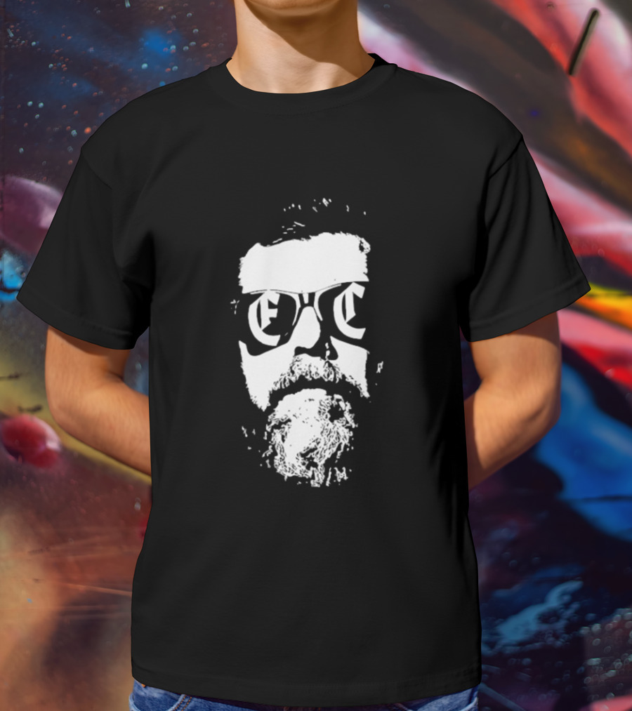 Erik Cohen Live Aus Der Vergangenheit II Abstract White Face With Sunglasses T-Shirt