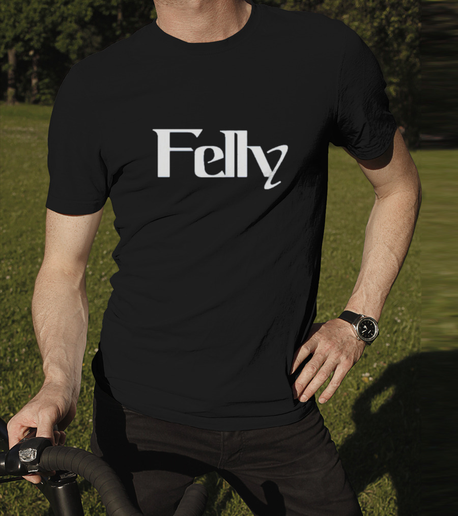 Felly Music Brand Name Typography T-Shirt