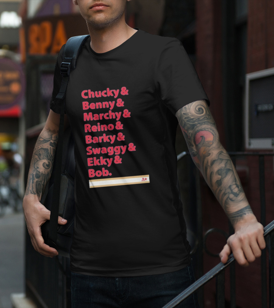 Florida Panthers Chucky Benny Marchy Reino Barky Swaggy Ekky Bob Names T-Shirt
