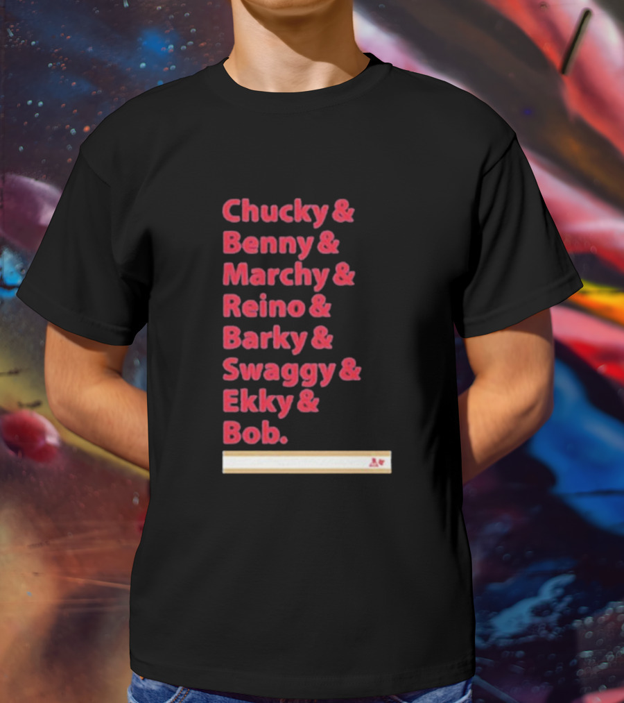 Florida Panthers Chucky Benny Marchy Reino Barky Swaggy Ekky Bob Names T-Shirt
