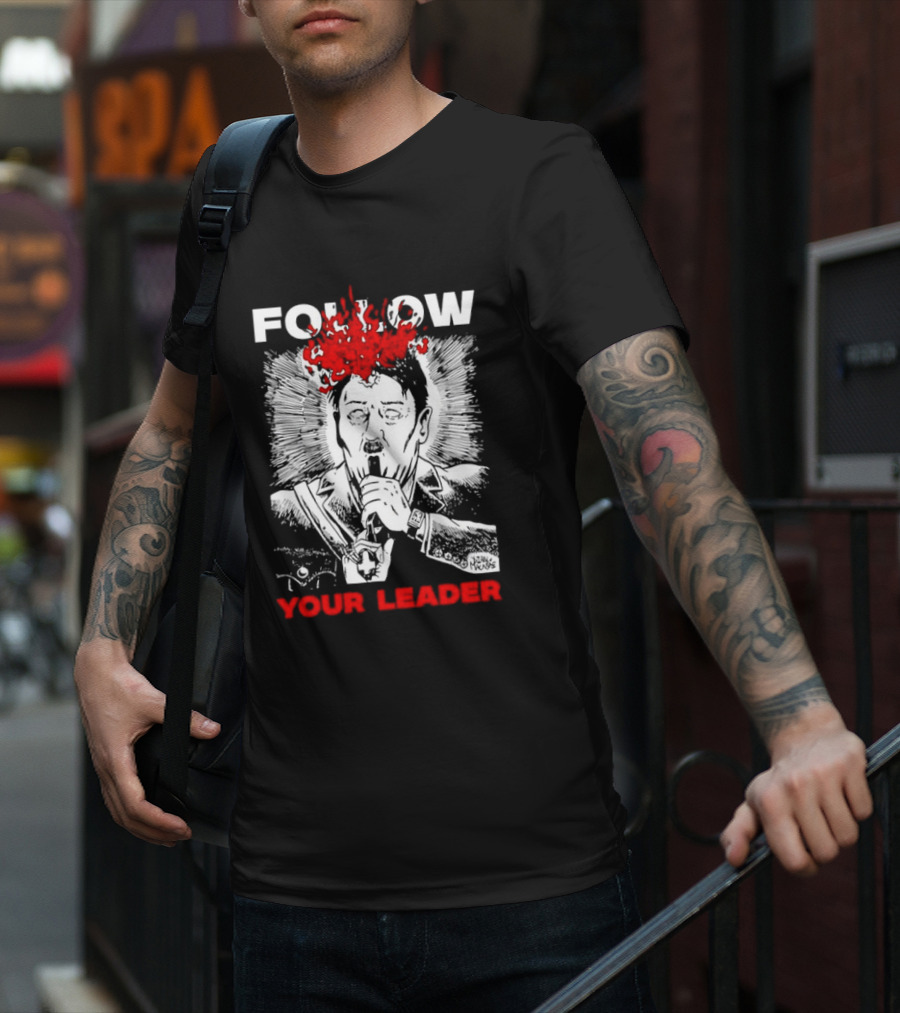 Follow Your Leader Diablo Macabre Skull And Flames T-Shirt