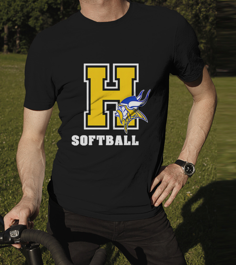 Francis Howell Vikings H Softball T-Shirt
