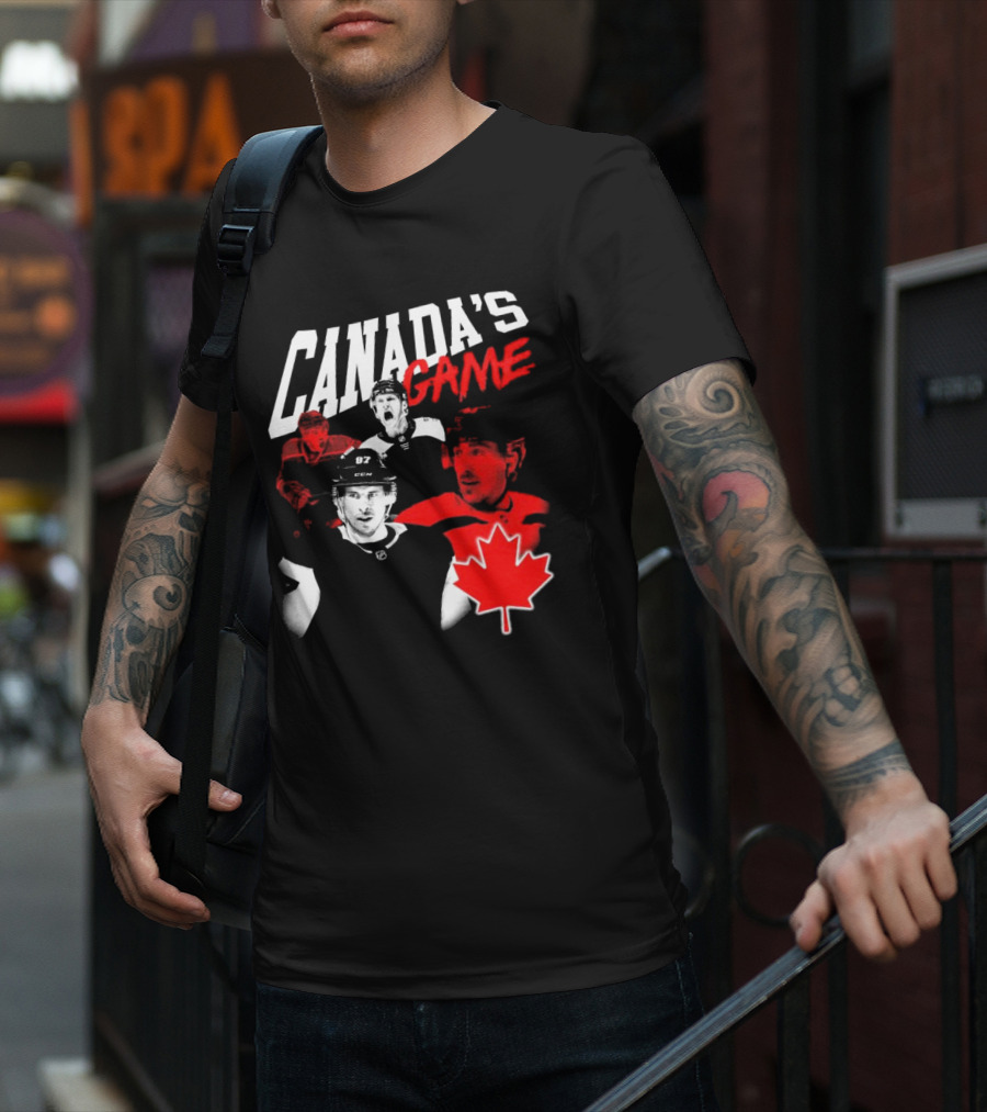 Canada's Game 4 Nations Team Maple Leaf T-Shirt