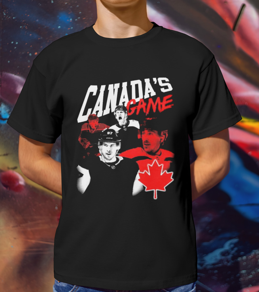 Canada's Game 4 Nations Team Maple Leaf T-Shirt