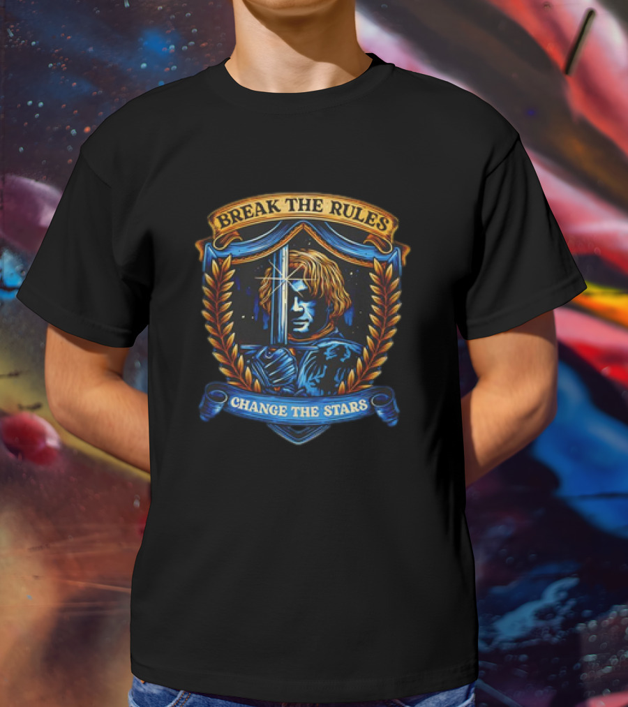 A Knight’s Tale Break The Rules Change The Stars Knight Emblem T-Shirt