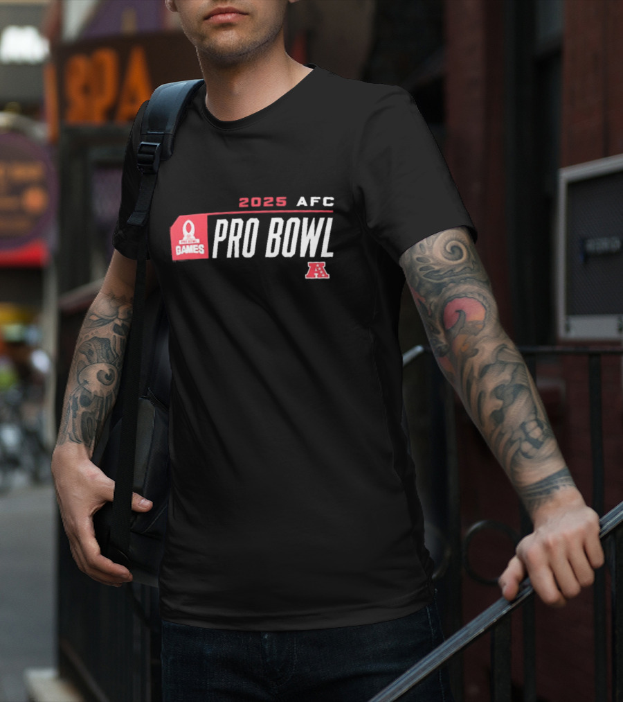 AFC 2025 Pro Bowl Games Pick-A-Player Event Logo T-Shirt