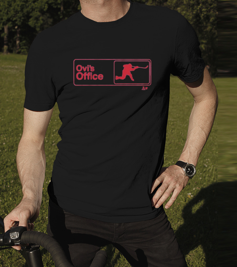 Ovi's Office Hockey Silhouette Graphic T-Shirt