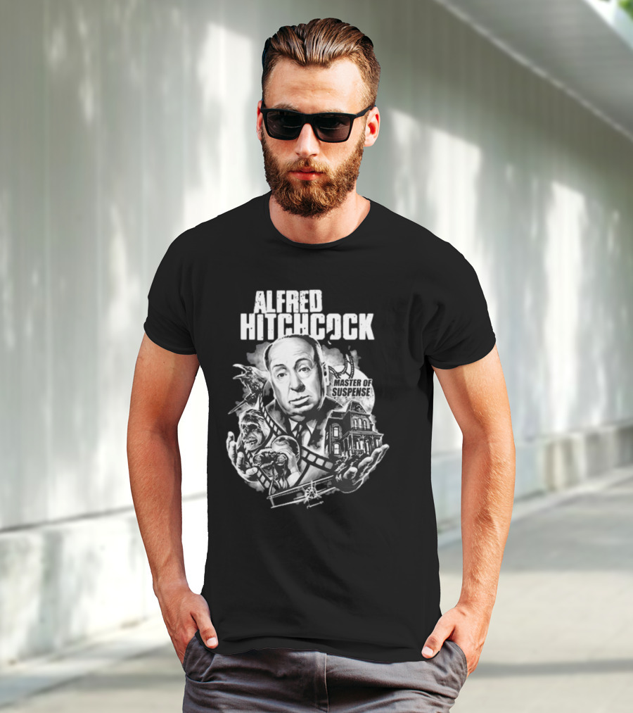 Alfred Hitchcock Master Of Suspense King Of The Silver Screen T-Shirt