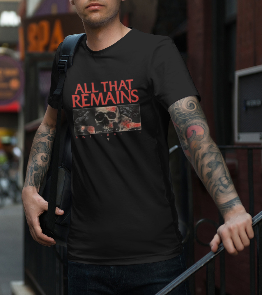 All That Remains Skull Blood And Stone T-Shirt