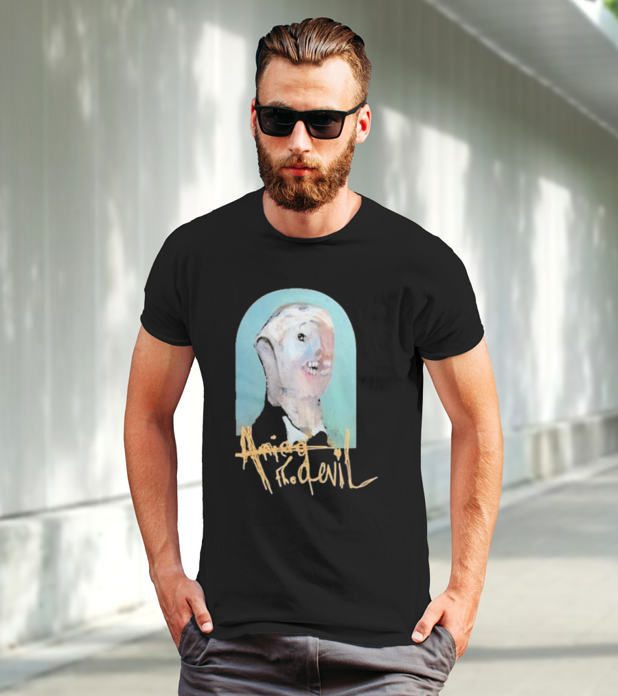 Amigo The Devil Cannibal Within Cover Distorted Face Art T-Shirt