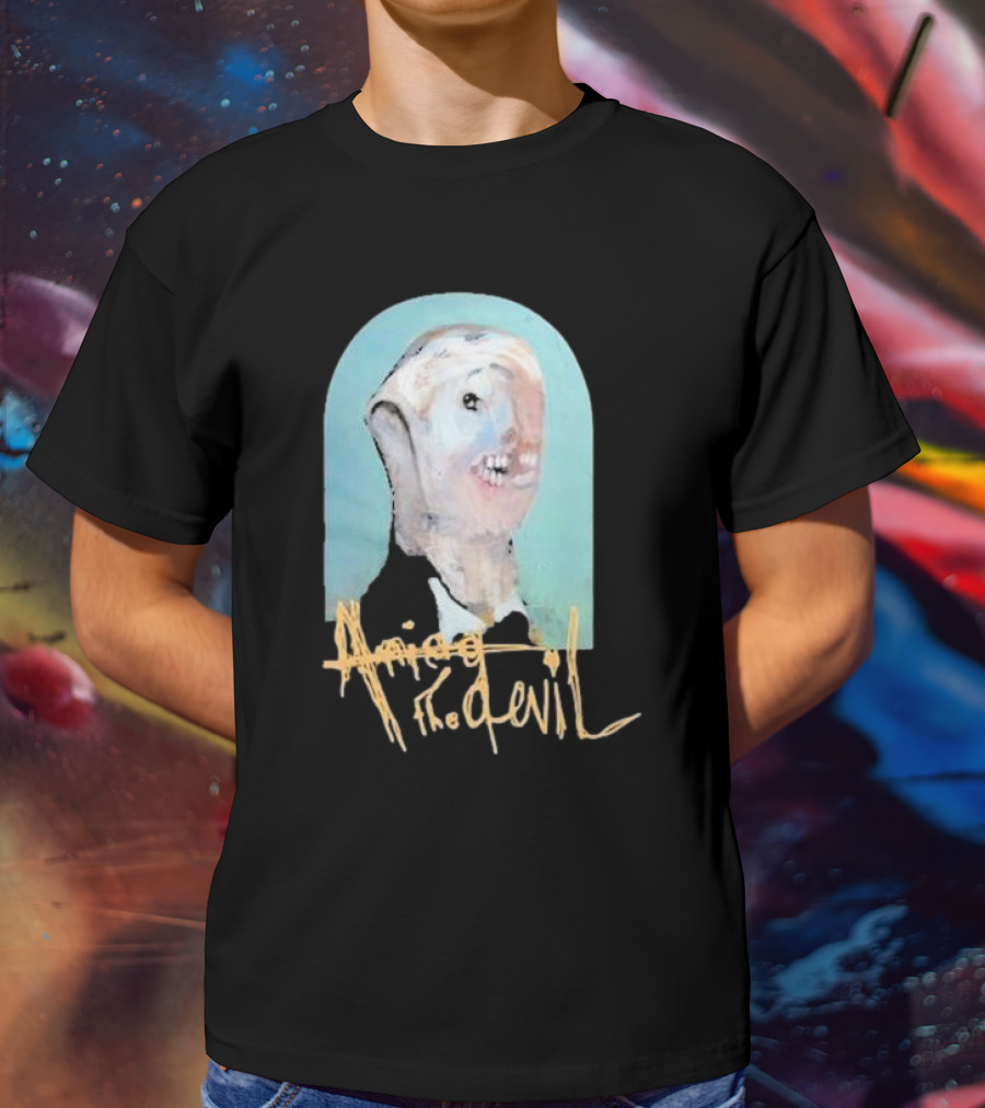 Amigo The Devil Cannibal Within Cover Distorted Face Art T-Shirt