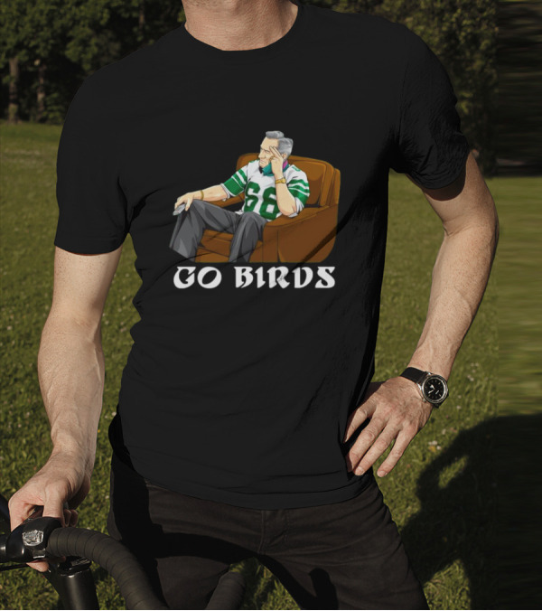 Andy Reid 66 Go Birds Football Fan Apparel T-Shirt