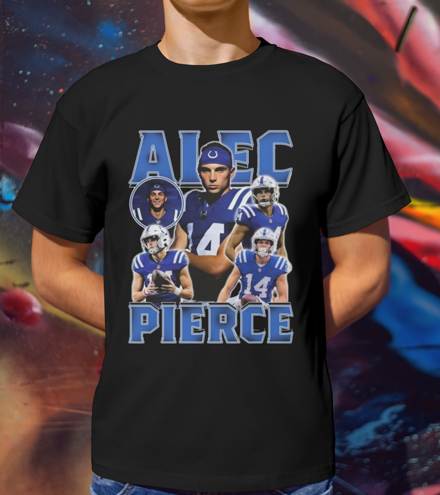 Alec Pierce Indianapolis Football Number 14 Colts T-Shirt