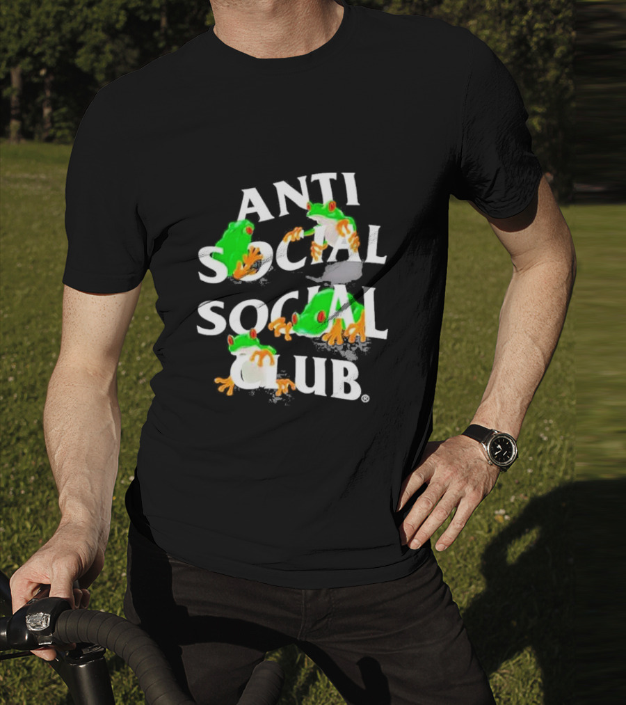 Anti Social Social Club Red Eyes Frog T-Shirt
