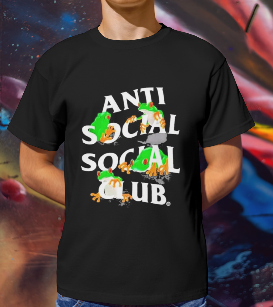 Anti Social Social Club Red Eyes Frog T-Shirt