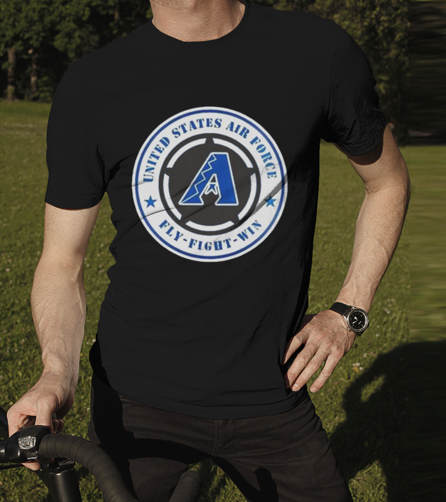 Arizona Diamondbacks United States Air Force Fly Fight Win Military Appreciation Night 2025 T-Shirt