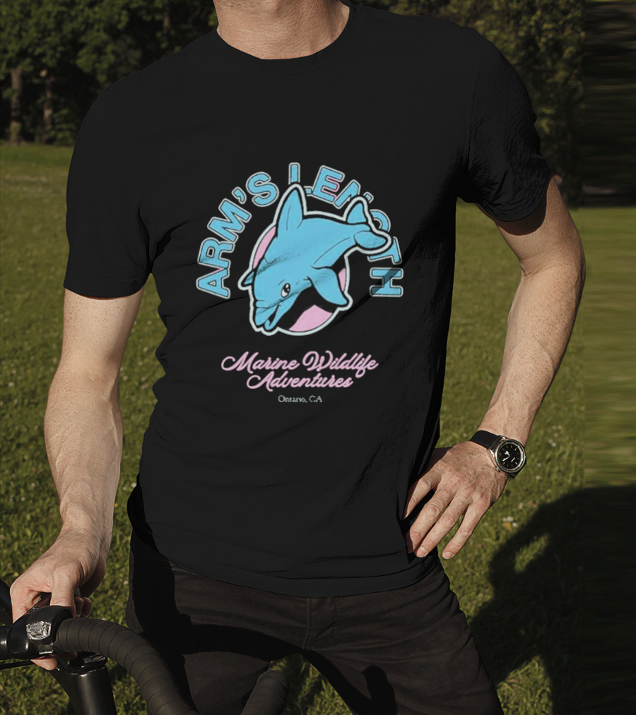 Arm’s Length Marine Wildlife Adventures Ontario CA Dolphin T-Shirt