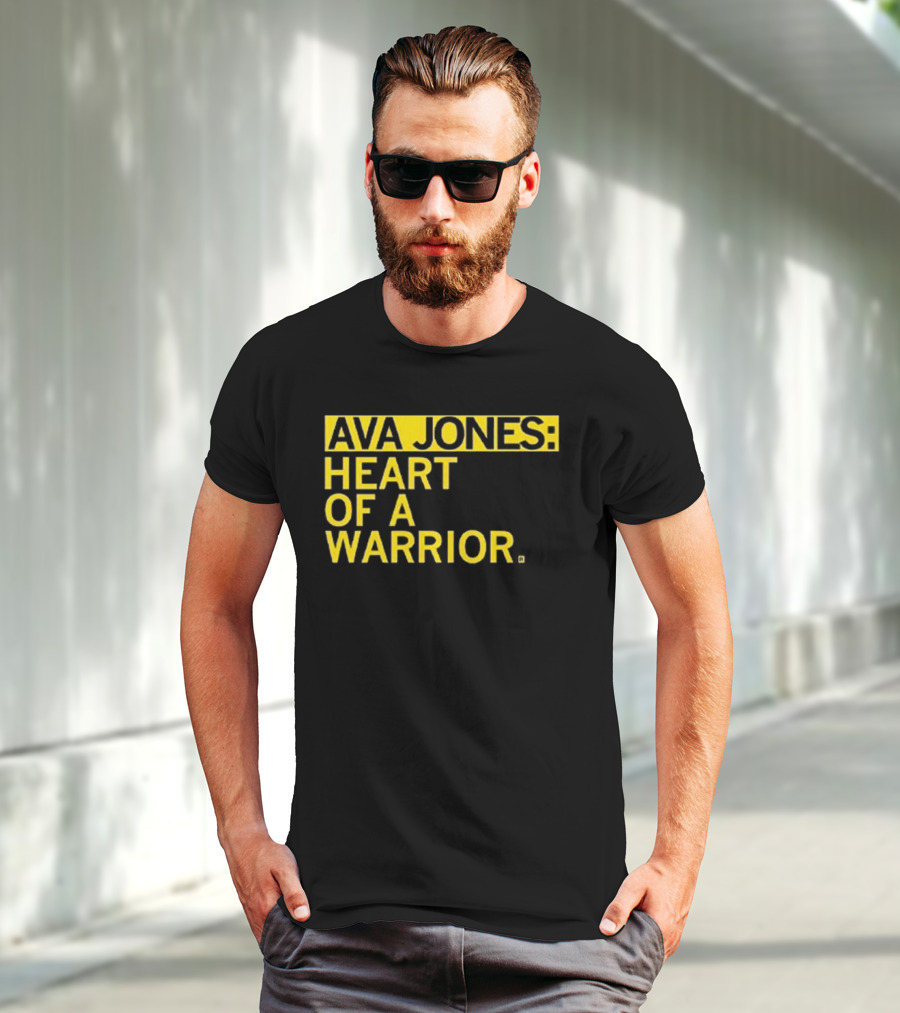 Ava Jones Heart Of A Warrior T-Shirt