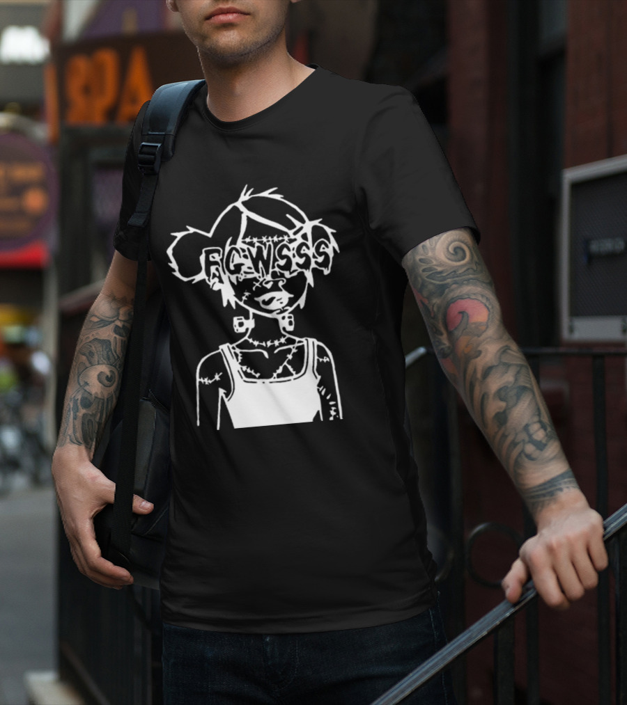 Frankengirl RCWSSS B & W Expression T-Shirt