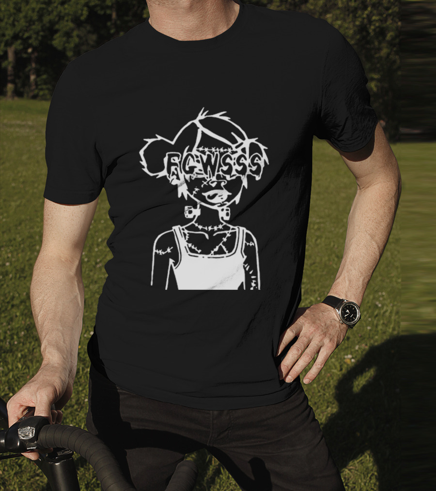 Frankengirl RCWSSS B & W Expression T-Shirt