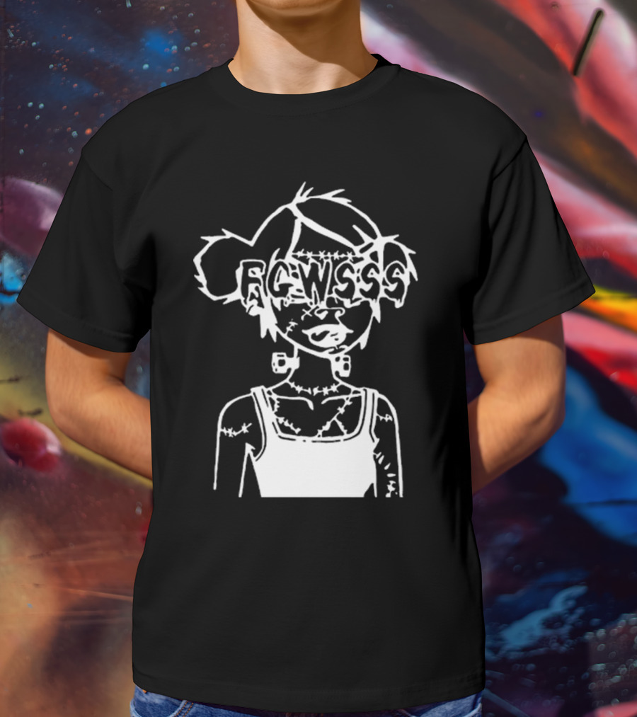 Frankengirl RCWSSS B & W Expression T-Shirt