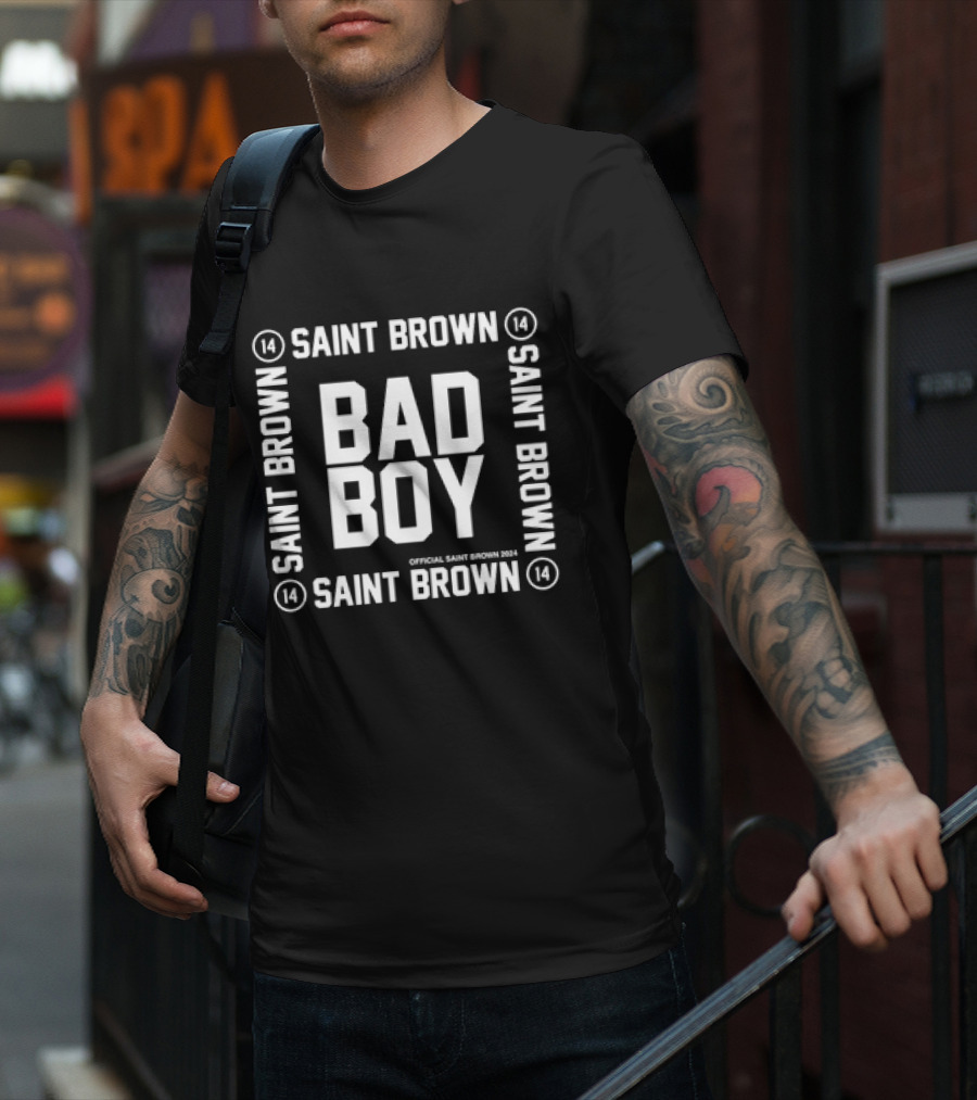 Bad Boy Saint Brown 14 T-Shirt