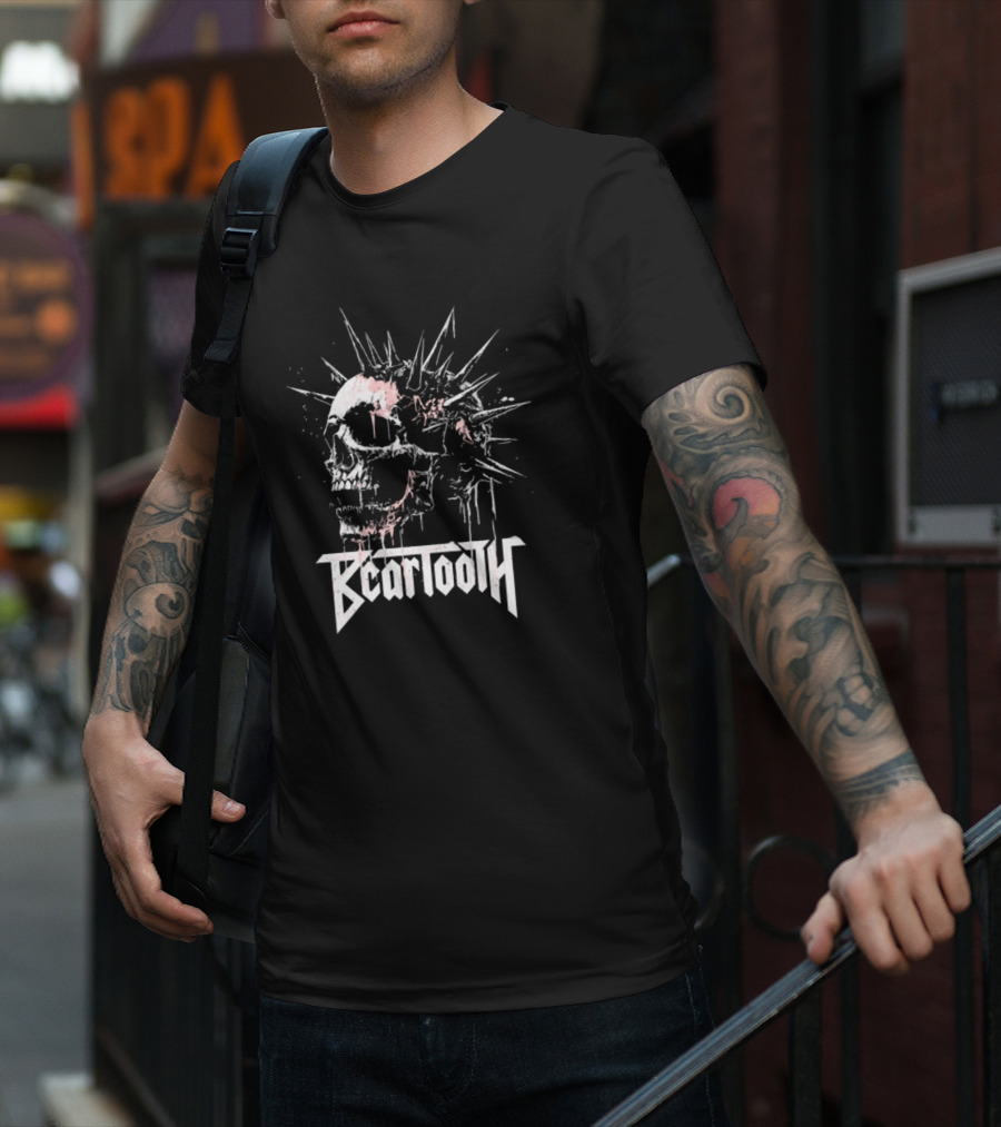 Beartooth Spike Skull Graphic T-Shirt