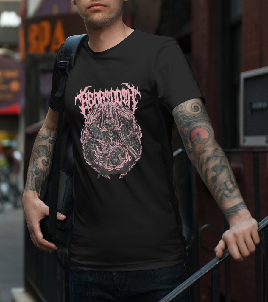 Beartooth The End Is Coming Fiery Skeleton Phantom Grim Reaper T-Shirt