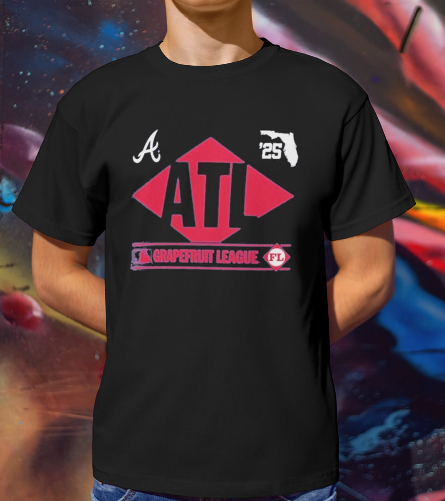 Atlanta Braves 2025 Grapefruit League Florida ATL Icon T-Shirt
