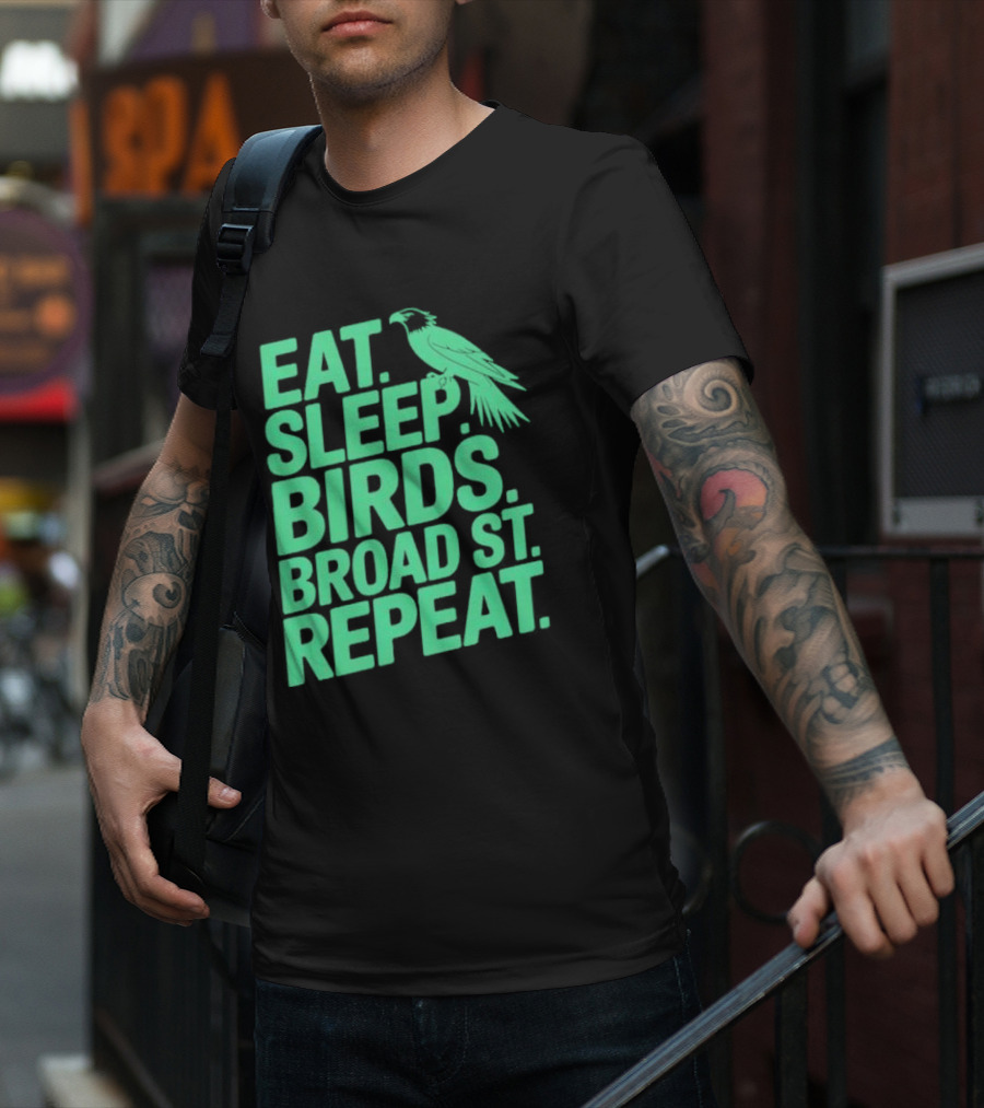 Birds Broad St Repeat T-Shirt