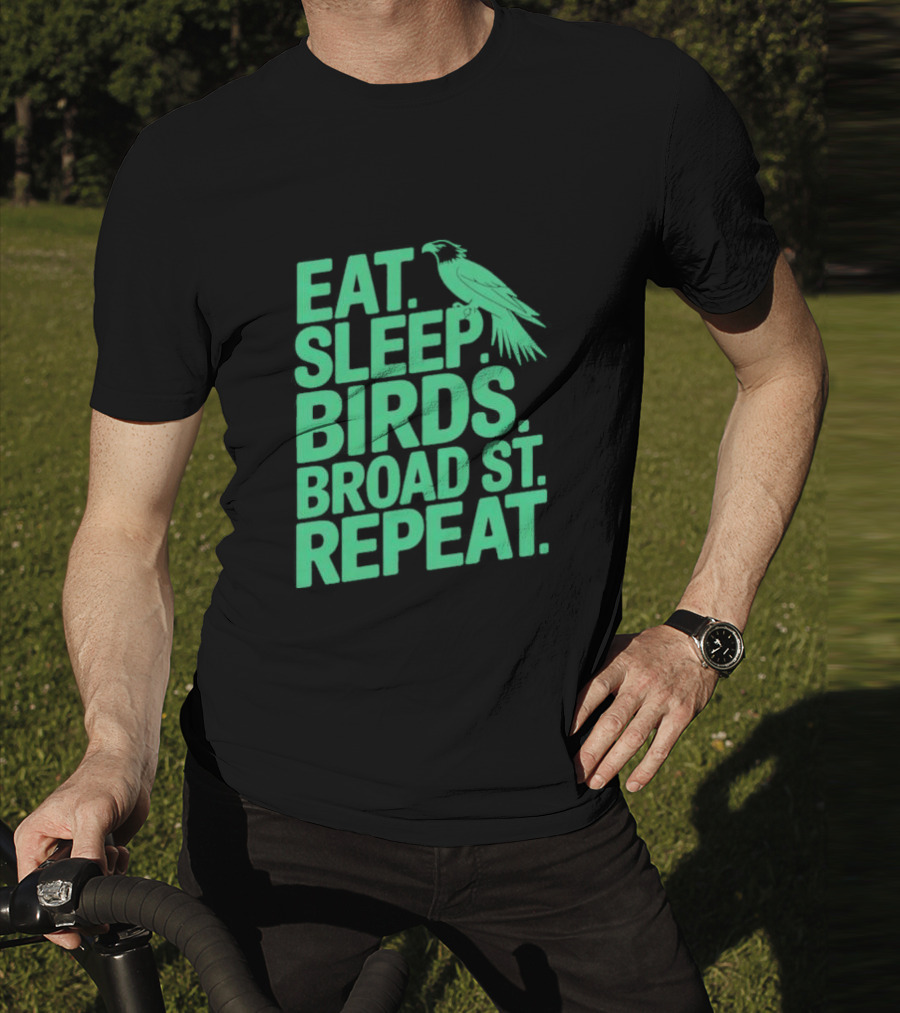 Birds Broad St Repeat T-Shirt