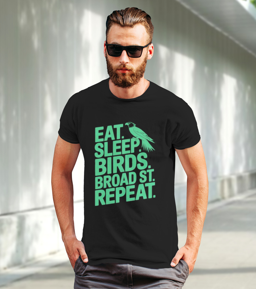 Birds Broad St Repeat T-Shirt