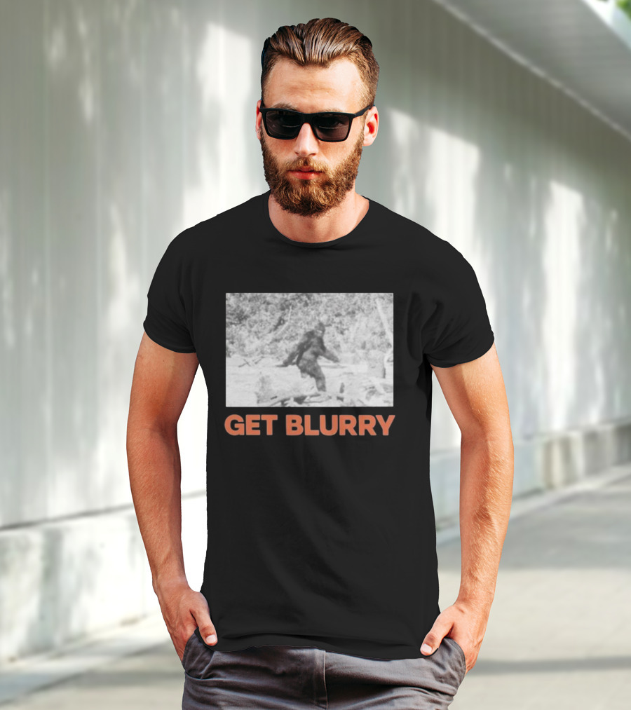 Blurry Creatures Get Blurry Bigfoot Image Classic Style T-Shirt