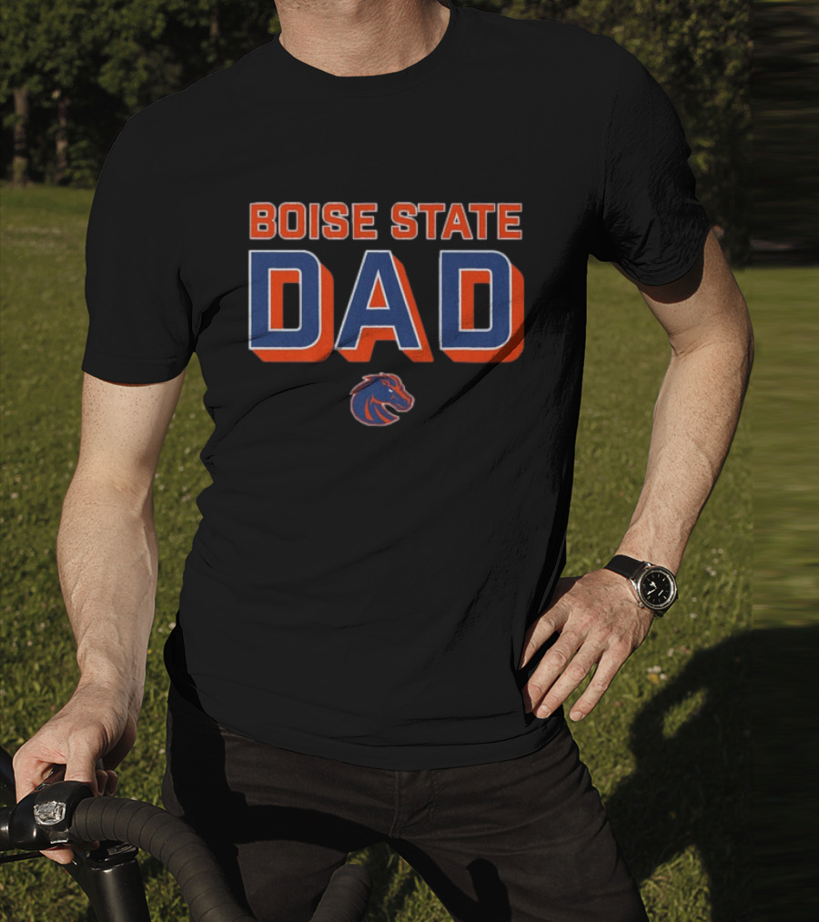 Boise State Broncos Logo Boise State Dad T-Shirt