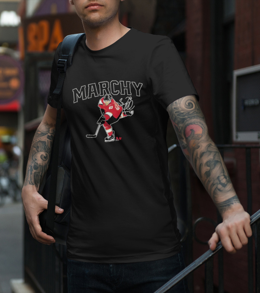 Brad Marchand 63 Marchy Florida Hockey Player T-Shirt