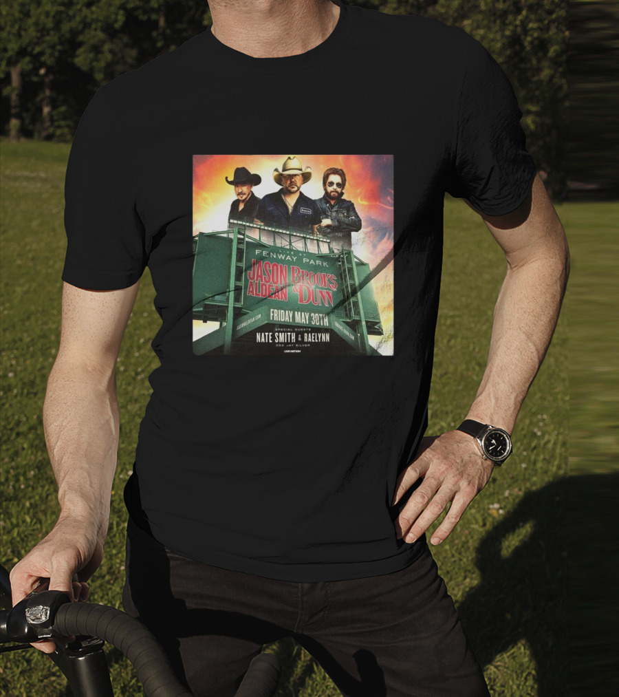 Brooks & Dunn And Jason Aldean Fenway Co-headlining Show At Park On May 30th T-Shirt