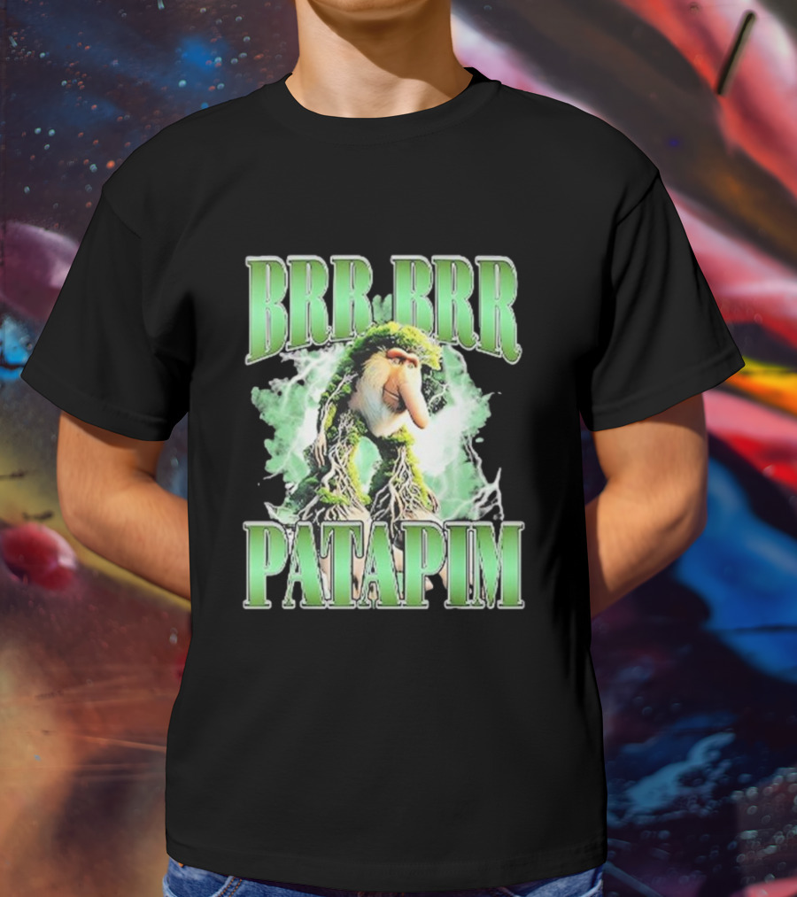 Brr Brr Patapim Italian Brainrot Meme T-Shirt
